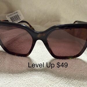Quay Australia Level Up  Tortoise Sunglasses